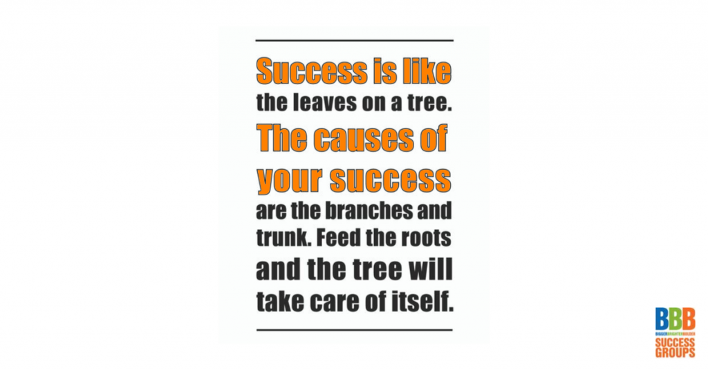 Success is like leaves on a tree